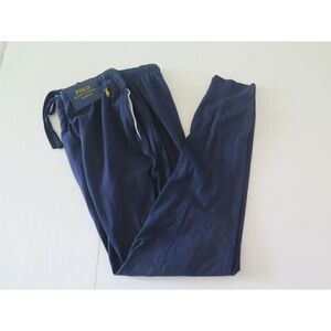 Polo Ralph Lauren Men Sz S L204 Relaxed Fit Navy Blue Cotton Lounge Jogger Pants